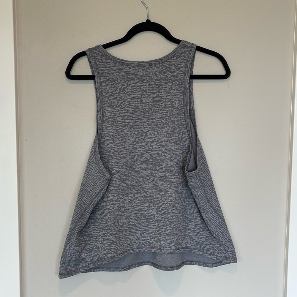 Lululemon Athletica Grey Sleeveless Muscle Tee - Large - Picture 4 of 4
